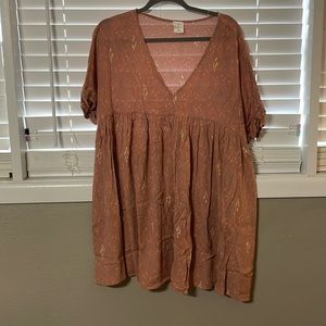 Short oversized dress